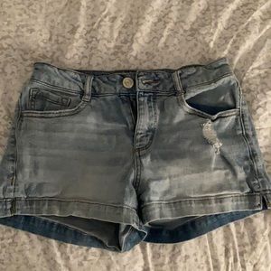denim jean shorts